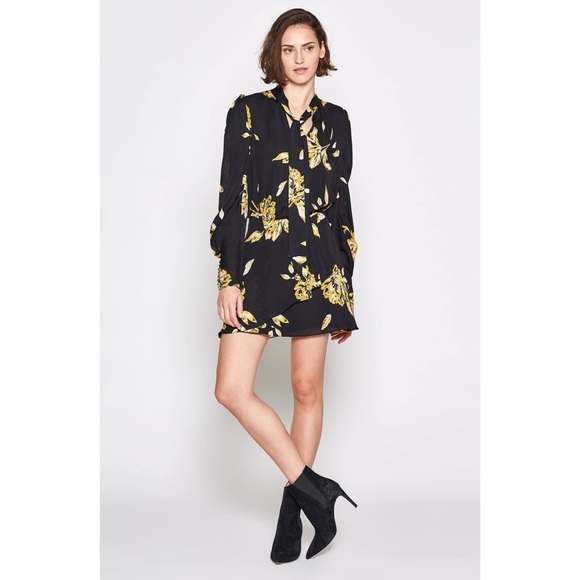 Joie Floral Printed Gyan Dress
